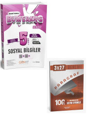 Günay 2027 5. Sınıf Sosyal Bilgiler Bumerang Etkinlikli Akıllı Defter Kitap+Anla Kazan Paragraf Deneme