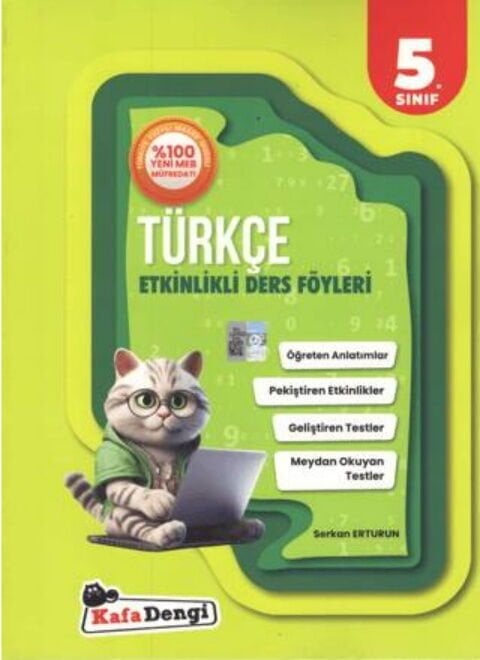 Kafadengi 5. Sınıf Türkçe Etkinlikli Ders Föyleri Kafa Dengi Yayınları