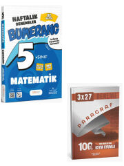 Günay 2027 5. Sınıf Matematik Bumerang 32 Haftalık Denemeleri+Anla Kazan Paragraf Deneme