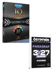 Paraf 2027 TYT AYT IQ Geometri Video Çözümlü 30 Deneme+ EVP Akademi Paragraf