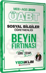 Yediiklim 2026 ÖABT MEB-AGS Sosyal Bilgiler Öğretmenliği Beyin Fırtınası Soru Cevap - Yasin Korkut Yediiklim Yayınları
