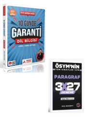 Paraf Akademi 2027 YKS TYT KPSS MSÜ Dil Bilgisi Türkçe Doktorunuz 10 Günde Garanti Video Ders Kitabı +EVP Akademi Paragraf