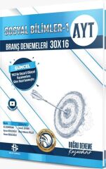 Bilgi Sarmal AYT Sosyal Bilimler 1 30 x 16 Branş Denemeleri