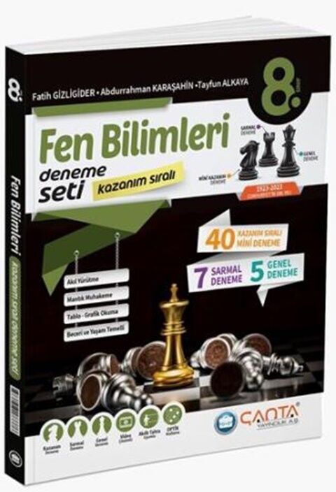Çanta Yayınları 8. Sınıf Fen Bilimleri Kazanım Sıralı Deneme Seti