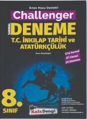 Kafa Dengi Yayınları 8. Sınıf TC İnkılap Tarihi ve Atatürkçülük Challenger Sarmal 20 Deneme