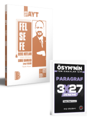 BenimHocam 2027 AYT Felsefe Ders Notları ve Video Çözümlü Soru Bankası+ EVP Akademi Paragraf