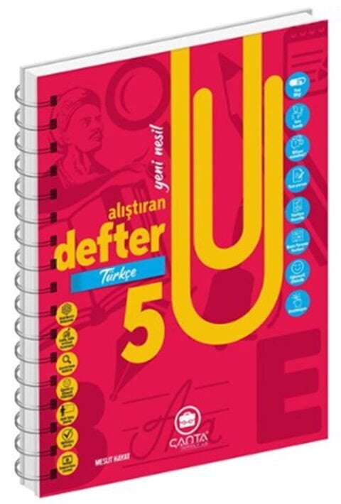 Çanta Yayınları 5. Sınıf Türkçe Okula Yardımcı Alıştıran Defter