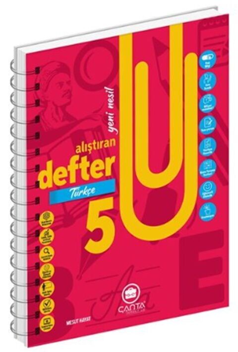 Çanta Yayınları 5. Sınıf Türkçe Okula Yardımcı Alıştıran Defter