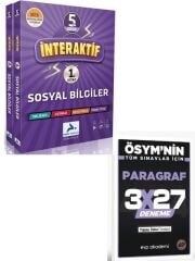 Paraf 2027 5. Sınıf İnteraktif Sosyal Bilgiler Soru Kütüphanesi+ EVP Akademi Paragraf