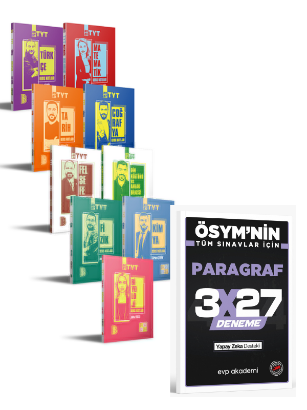 BenimHocam 2027 TYT Ders Notları Seti+ EVP Akademi Paragraf