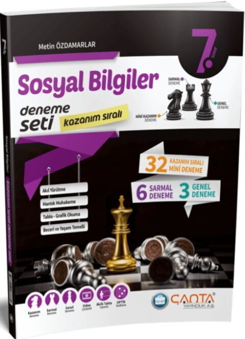 Çanta Yayınları 7. Sınıf Sosyal Bilgiler Kazanım Sıralı Deneme Seti