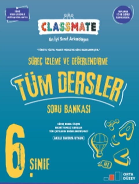 Okyanus Yayınları 6. Sınıf Classmate Tüm Dersler Soru Bankası