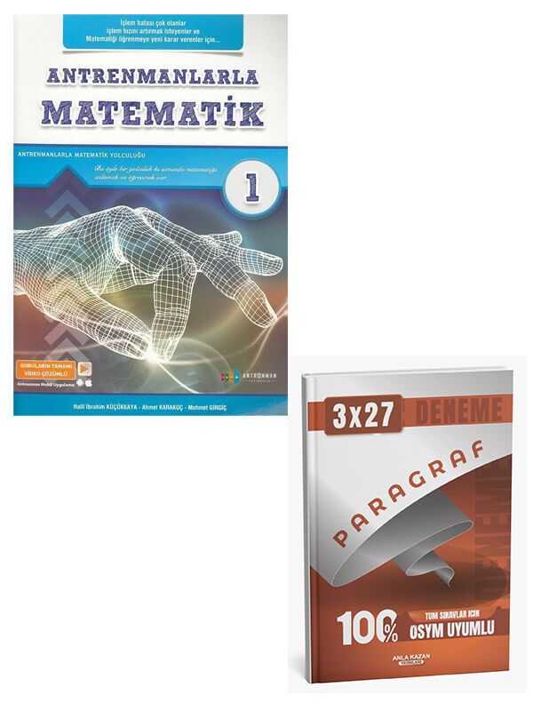 Antrenmanlarla 2027 Matematik 1+Anla Kazan Paragraf Deneme