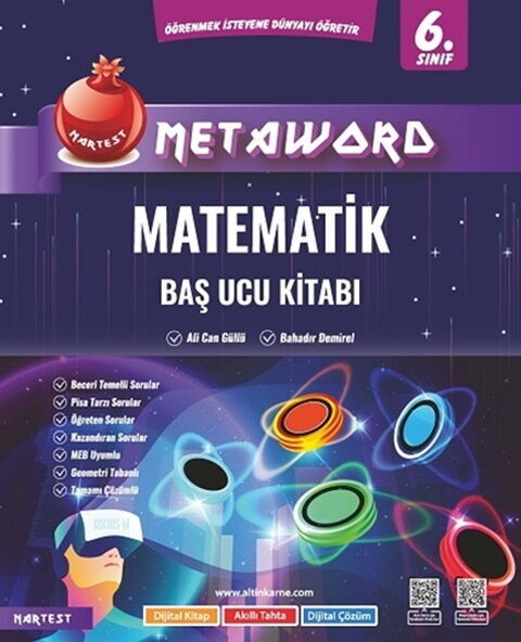 Nartest Yayınları 6. Sınıf Matematik Metaword Baş Ucu Kitabı