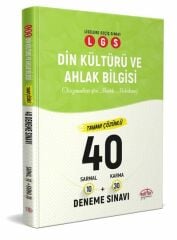 Editör Yayınevi LGS Din Kültürü ve Ahlak Bilgisi 10 Sarmal + 30 Karma 40 Deneme Sınavı
