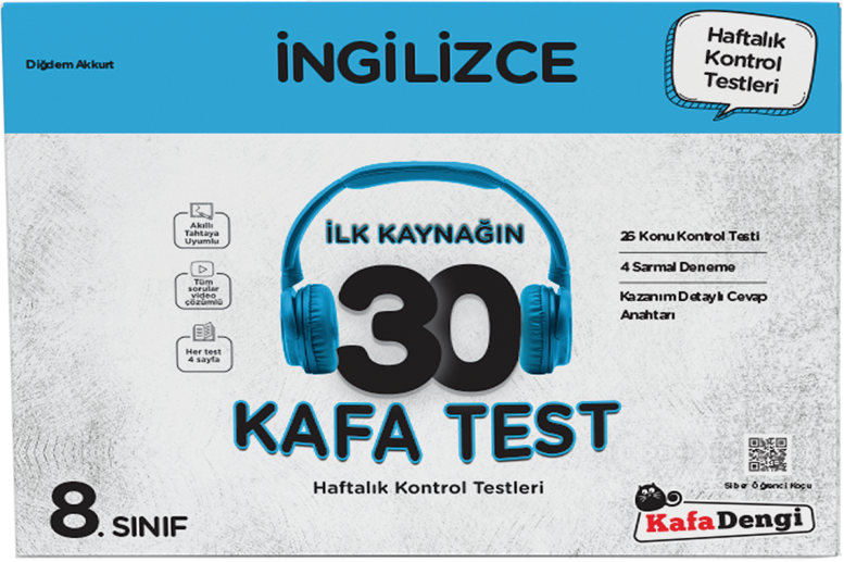 Kafa Dengi Yayınları 8. Sınıf İngilizce İlk Kaynağın 30 Kafa Test