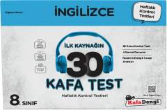Kafa Dengi Yayınları 8. Sınıf İngilizce İlk Kaynağın 30 Kafa Test