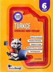 Kafadengi 6. Sınıf Türkçe Etkinlikli Ders Föyleri Kafa Dengi Yayınları
