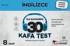 Kafa Dengi Yayınları 8. Sınıf İngilizce İlk Kaynağın 30 Kafa Test