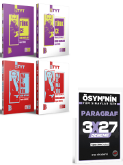 BenimHocam 2027 TYT Türkçe - Matematik Ders Notları ve Video Çözümlü Soru Bankası Seti+ EVP Akademi Paragraf