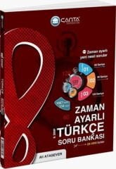 Çanta Yayınları 8. Sınıf Türkçe Zaman Ayarlı Kazanım Soru Bankası