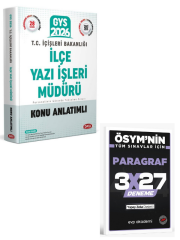Data 2026 GYS İçişleri Bakanlığı İlçe Yazı İşleri Müdürü Konu Anlatımlı Hazırlık Kitabı +EVP Akademi Paragraf