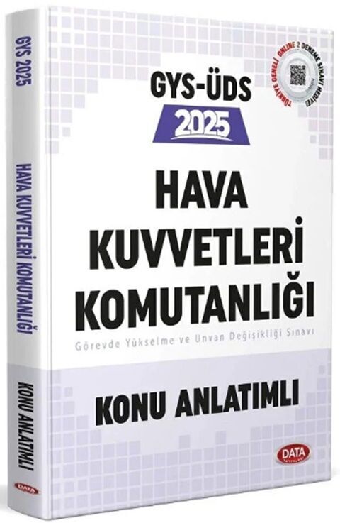 Data Yayınları 2025 GYS ÜDS Hava Kuvvetleri Komutanlığı Konu Anlatımlı