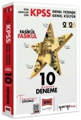 Yargı 2026 KPSS Genel Yetenek Genel Kültür On Numara 5 Yıldız 10 Deneme Fasikül Çözümlü Yargı Yayınları