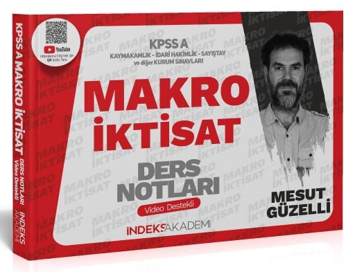 İndeks Akademi KPSS A Grubu Makro İktisat Video Ders Notları - Mesut Güzelli İndeks Akademi