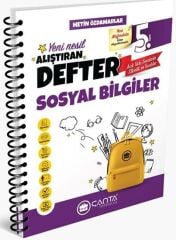 Çanta Yayınları 5. Sınıf Sosyal Bilgiler Okula Yardımcı Alıştıran Defter