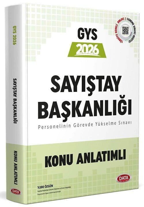 Data 2026 GYS Sayıştay Başkanlığı Konu Anlatımlı Görevde Yükselme Data Yayınları