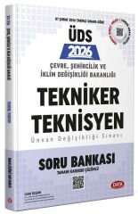 Data 2026 GYS ÜDS Çevre, Şehircilik ve İklim Değişikliği Bakanlığı Tekniker ve Teknisyen Soru Bankası Çözümlü Görevde Yükselme Ünvan Değişikliği Data Yayınları