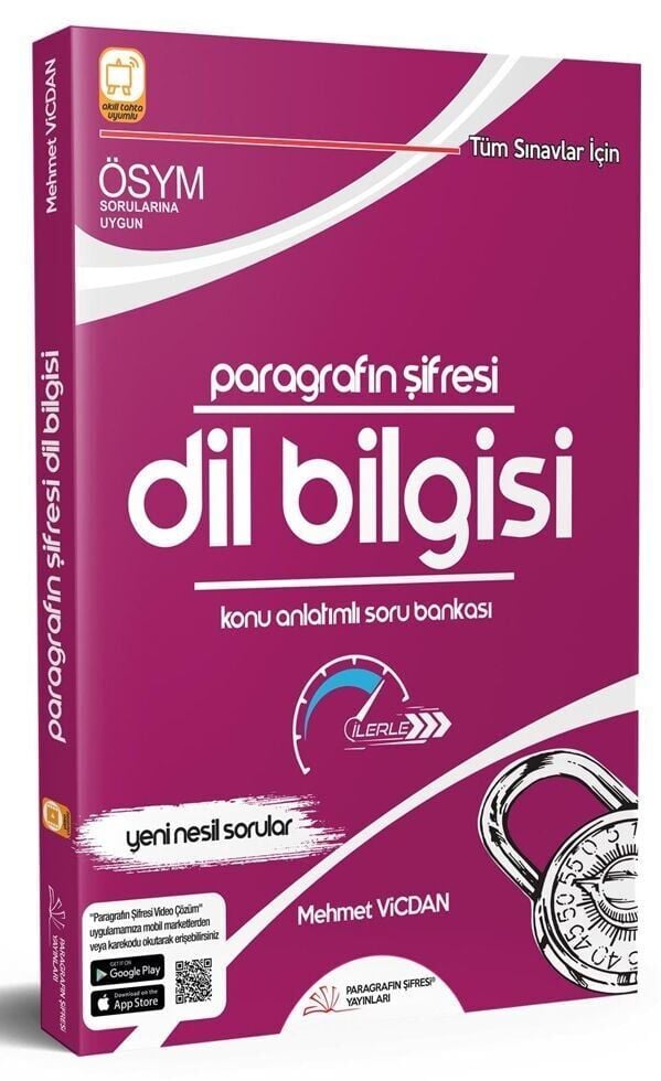 Paragrafın Şifresi Yayınları YKS TYT KPSS ALES Dil Bilgisi Konu Anlatımlı Soru Bankası Çözümlü Denemeler