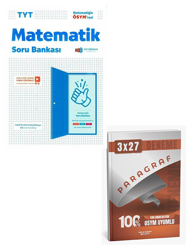 Antreman 2027 TYT Matematik Soru Bankası+Anla Kazan Paragraf Deneme