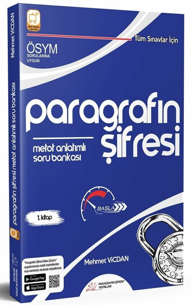 Paragrafın Şifresi ÖSYM nin Yaptığı Tüm Sınavlar için Paragrafın Şifresi Metot Anlatımlı Soru Bankası