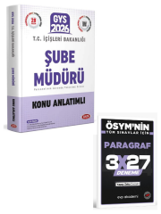 Data 2026 GYS İçişleri Bakanlığı Şube Müdürü Konu Anlatımlı+ EVP Akademi Paragraf