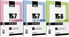 Marka YKS TYT Fizik+Kimya+Biyoloji Deneme 3 lü Set Marka Yayınları