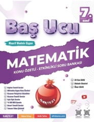 Nartest Yayınları 7. Sınıf Matematik Baş Ucu Kitabı Maarif Modeli
