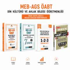 Pegem 2026 ÖABT Din Kültürü ve Ahlak Bilgisi Soru Bankası & Deneme & Dizgi Kitap Din Kültürü ve Ahlak Bilgisi Çıkmış Soru Seti