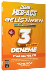 Yönerge 2026 MEB-AGS Tüm Dersler Geliştiren 3 Deneme Çözümlü Yönerge Yayınları