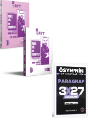 BenimHocam 2027 AYT Türk Dili ve Edebiyatı Ders Notları ve Video Çözümlü Soru Bankası Seti+ EVP Akademi Paragraf