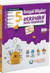Çanta Yayınları 5. Sınıf Sosyal Bilgiler Etkinlikli Kazanım Soru Bankası