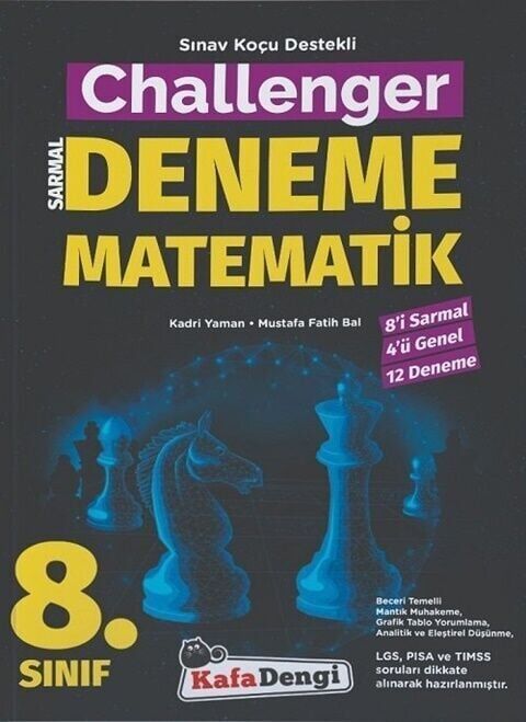Kafa Dengi Yayınları 8. Sınıf Matematik Challenger Sarmal 12 Deneme