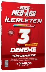 Yönerge 2026 MEB-AGS Tüm Dersler İlerleten 3 Deneme Çözümlü Yönerge Yayınları