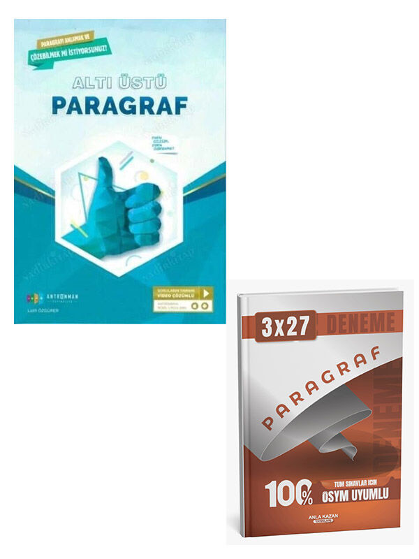 Antrenmanlarla 2027 TYT AYT Altı Üstü Paragraf Soru Bankası+Anla Kazan Paragraf Deneme