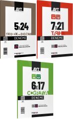 Marka YKS AYT Sözel Deneme 3 lü Set Marka Yayınları