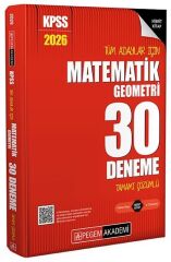 Pegem 2026 KPSS Matematik 30 Deneme Çözümlü Pegem Akademi Yayınları