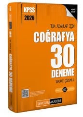 Pegem 2026 KPSS Coğrafya 30 Deneme Çözümlü Pegem Akademi Yayınları