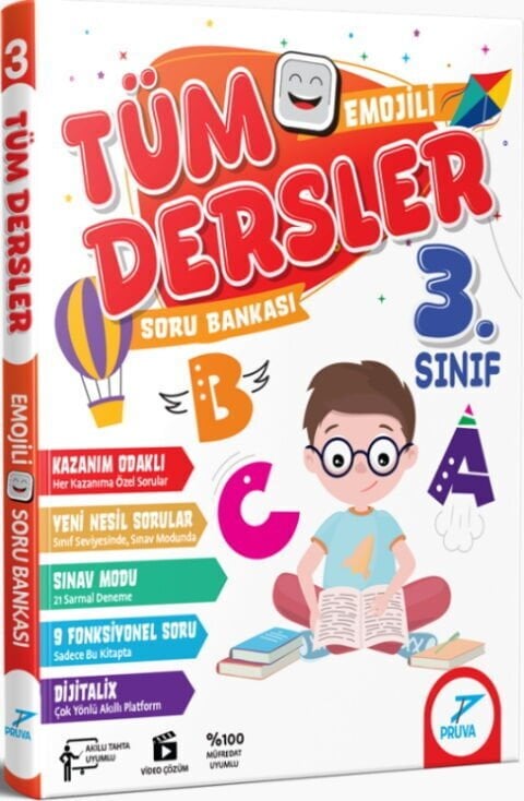 Pruva Akademi 3. Sınıf Tüm Dersler Soru Bankası