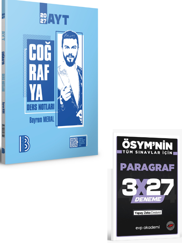 Benim Hocam 2027 AYT Coğrafya Ders Notları+ EVP Akademi Paragraf